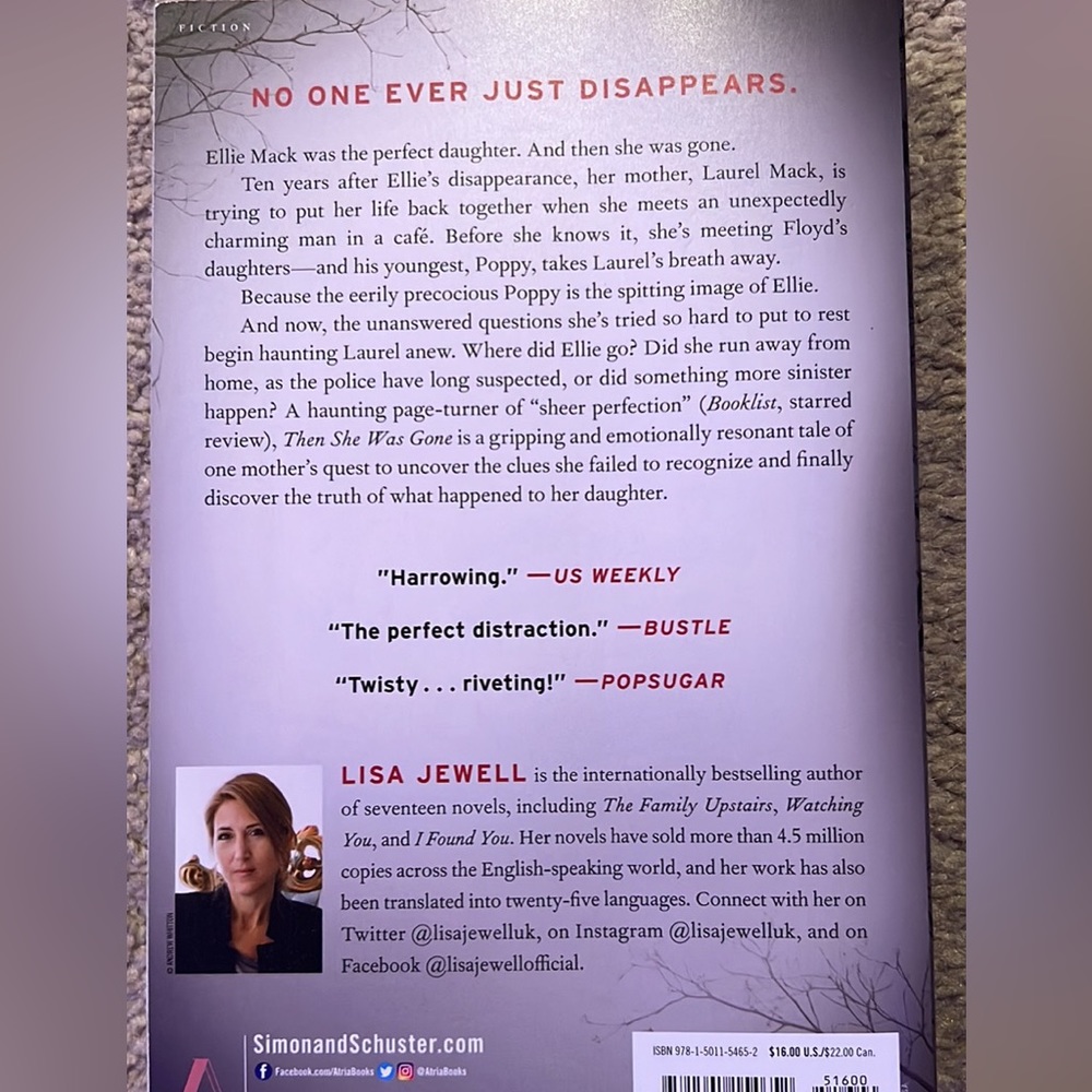 Then She Was Gone by Lisa Jewel